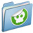 Blue Sticker Icon